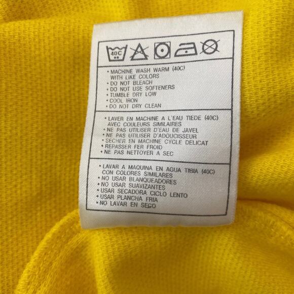 NIKE Team University of Michigan Maize Navy Golf Polo Gameday Mens XL - Picture 8 of 8